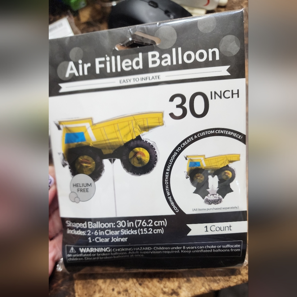 DUMP TRUCK AIR FILLED BALLOON